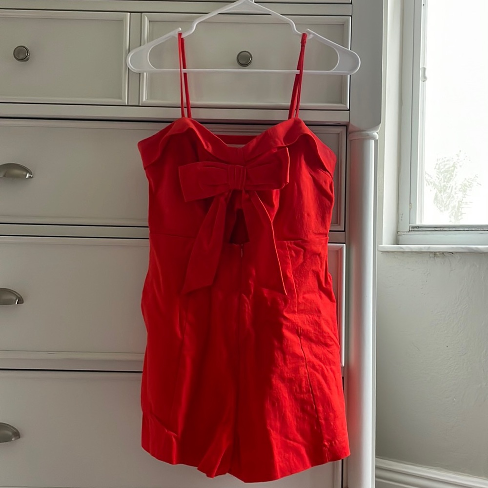 Red Romper from brand ASTR (from Nordstrom)
